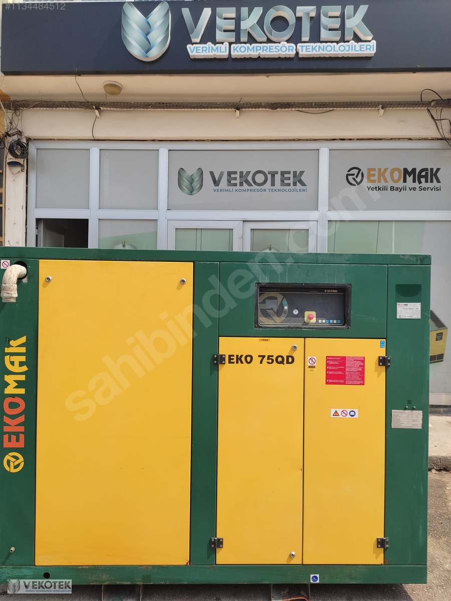 EKOMAK EKO75QD 75 kW  100 HP 8 BAR DİREKT AKUPLE DİREKT AKUPLE